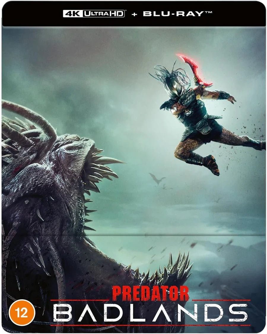 Front cover of Predator: Badlands Limited Edition Steelbook (UK Import) [4K Ultra HD + Region B Blu-ray]