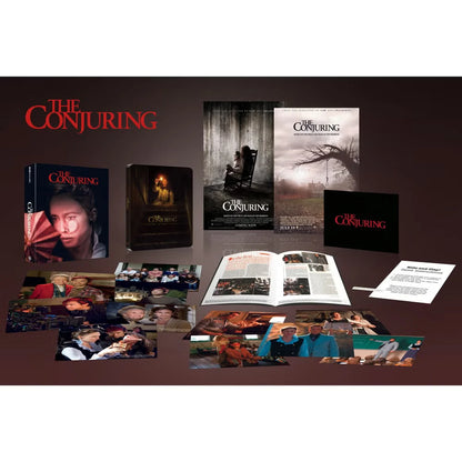 Box contents of The Conjuring Collector's Edition Steelbook (UK Import) [4K Ultra HD + Blu-ray]