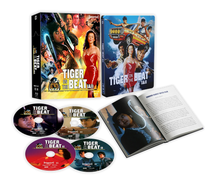 Box contents of Tiger On The Beat I & II Limited Edition Hardbox [4K Ultra HD + Blu-ray] (Australian Import)