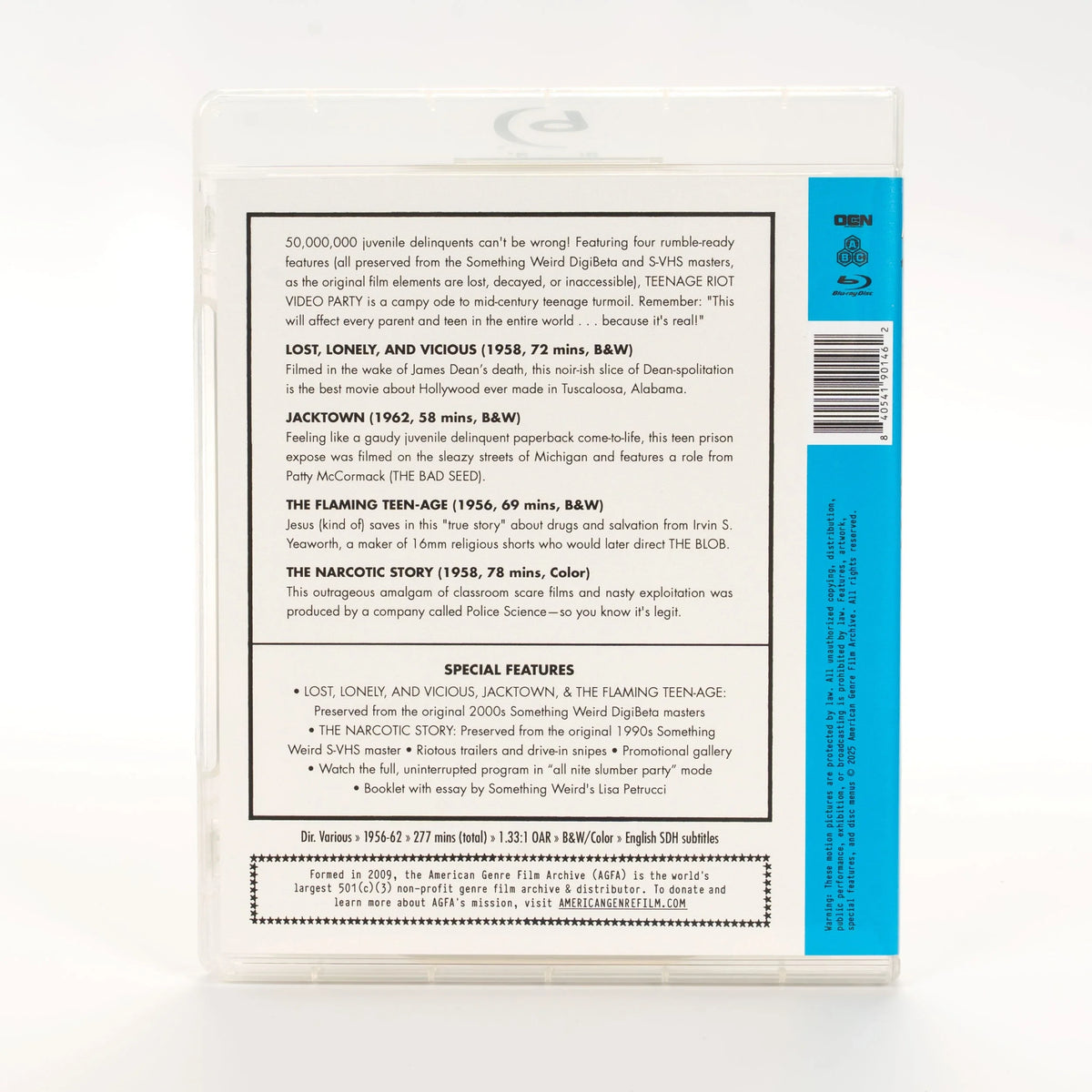 Back case of Teenage Riot Video Party [Blu-ray]
