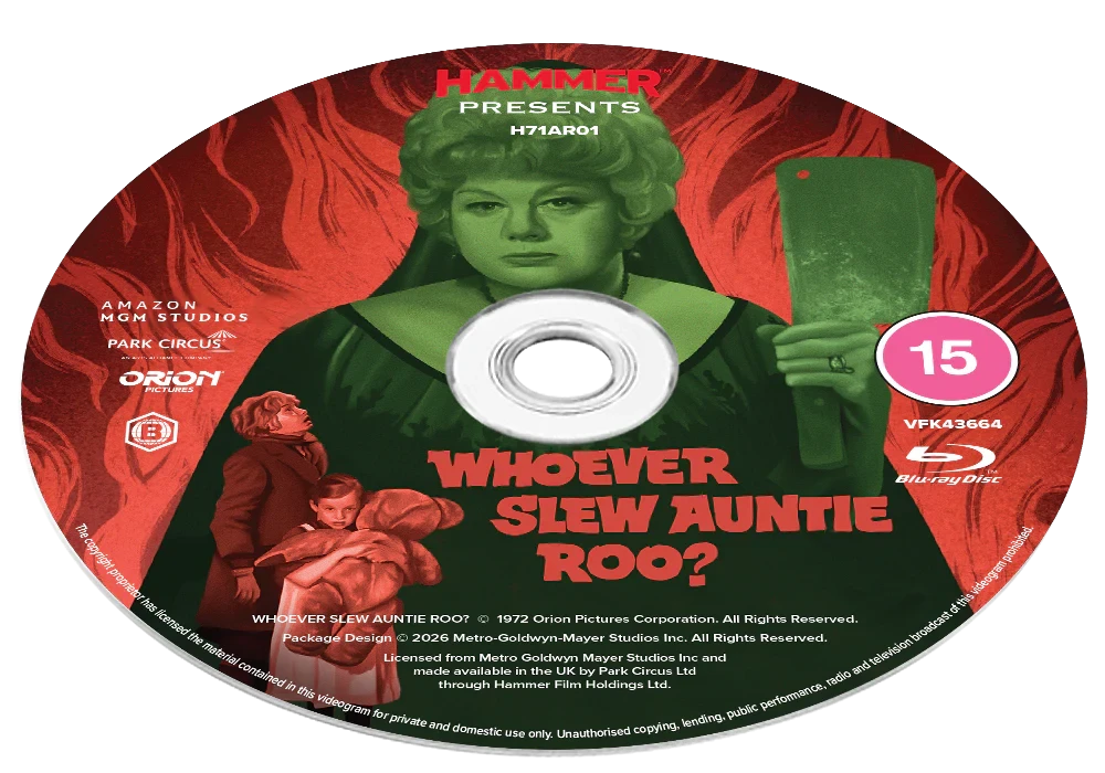 Disc art of Whoever Slew Auntie Roo? (UK Import) [Region B Blu-ray]