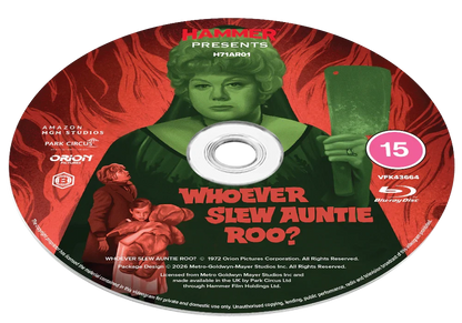 Disc art of Whoever Slew Auntie Roo? (UK Import) [Region B Blu-ray]