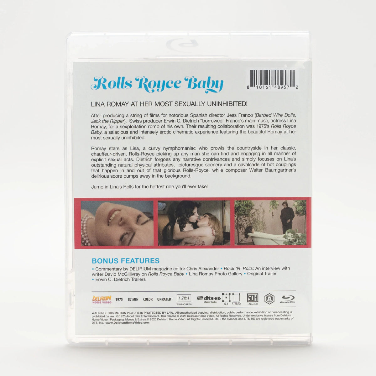 Back case of Rolls Royce Baby [Blu-ray]