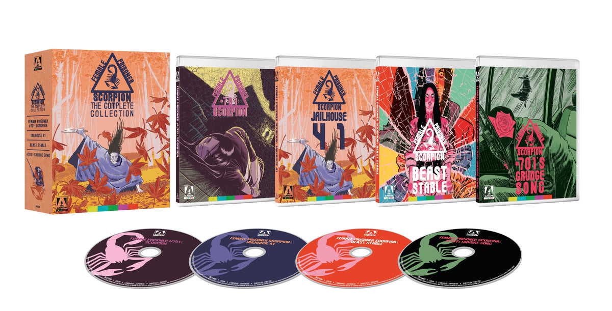 Box contents of Female Prisoner Scorpion: The Complete Collection (Standard Box Set) [Blu-ray]