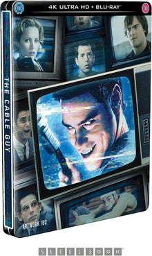 Front cover of The Cable Guy Limited Edition Steelbook (UK Import) [4K Ultra HD + Blu-ray]