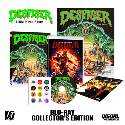 Box contents of Despiser [Visual Vengeance Collector's Edition]