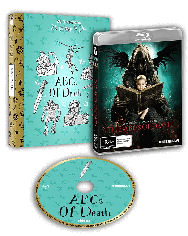 Box contents of ABCs Of Death (2012) [Blu-ray]