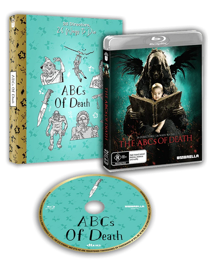 Box contents of ABCs Of Death (2012) [Blu-ray]