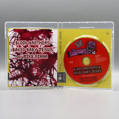 Open case showing disc art of The Mike Diana Film Collection Limited Edition [Blu-ray]