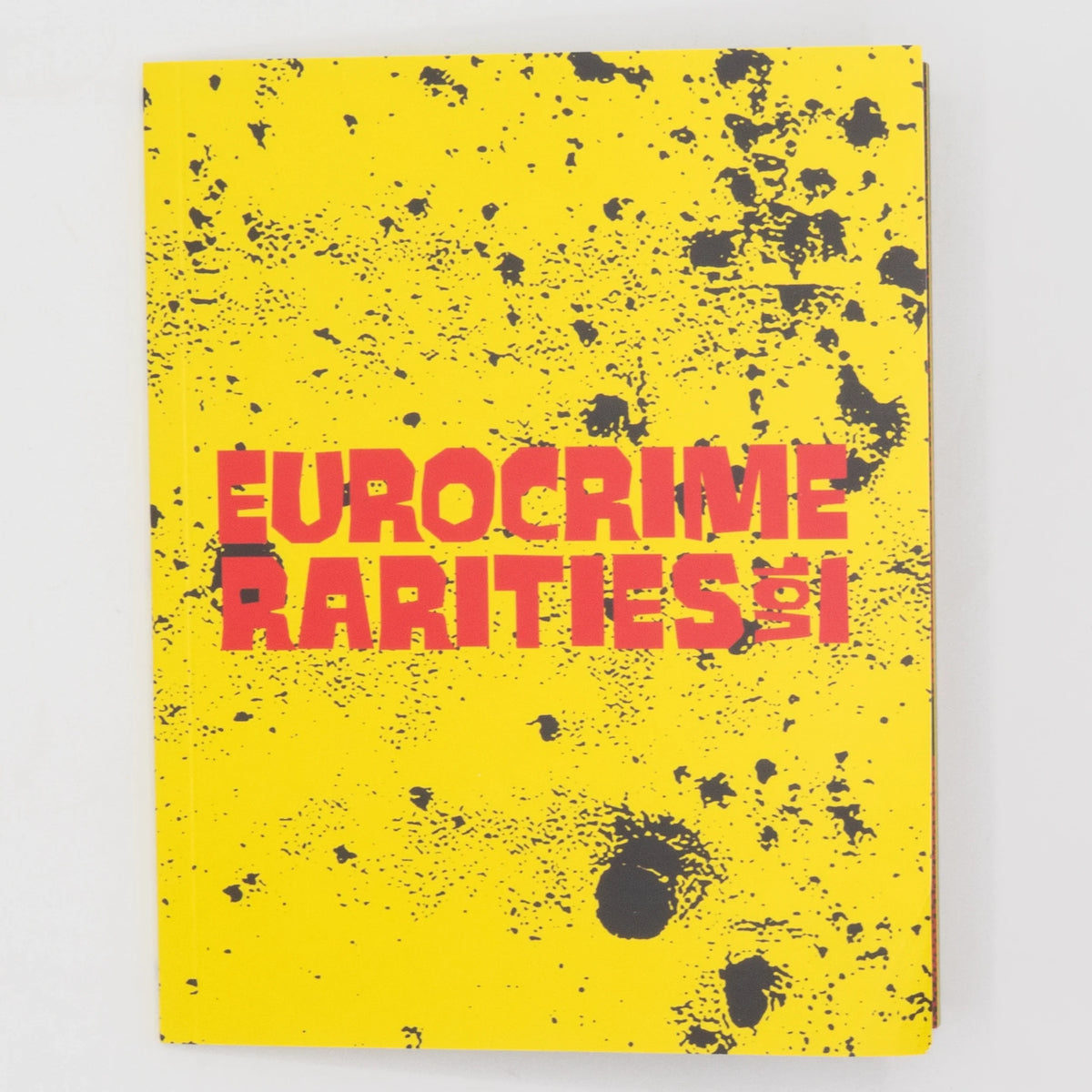 Front of booklet of Eurocrime Rarities: Volume 1 [Blu-ray]
