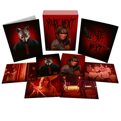 Box contents of You're Next Limited Edition (UK Import) [4K Ultra HD + Region B Blu-ray]