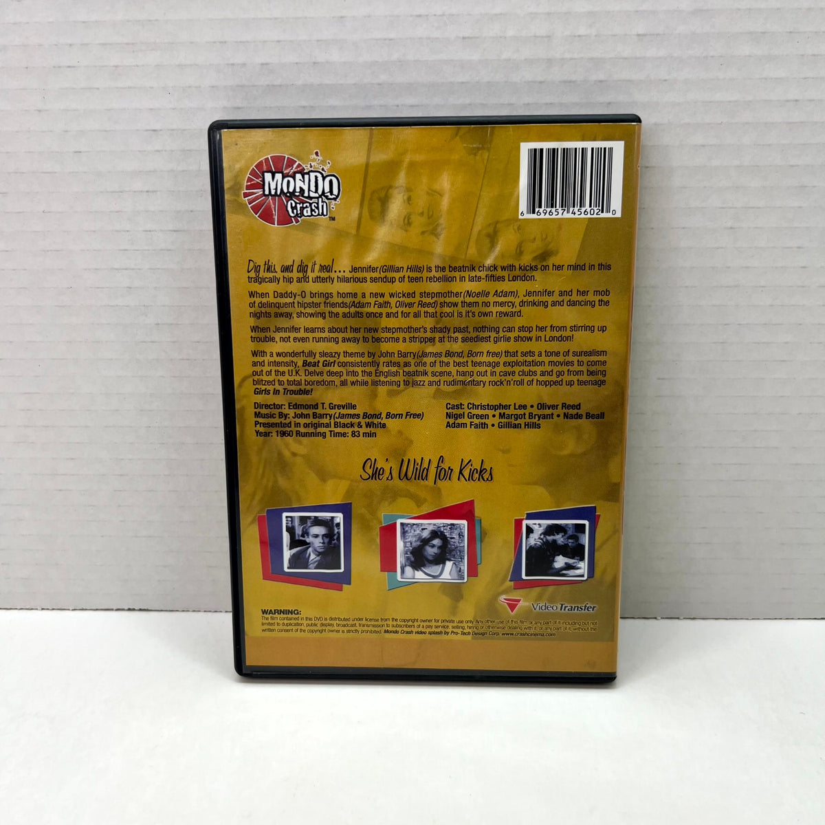 Back cover of Beat Girl [DVD]