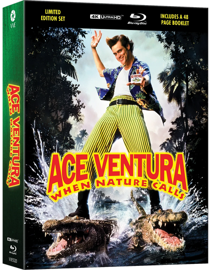 Front case of Ace Ventura: When Nature Calls Limited Edition Steelbook in Hardcase [4K Ultra HD + Blu-ray] (Australian Import)
