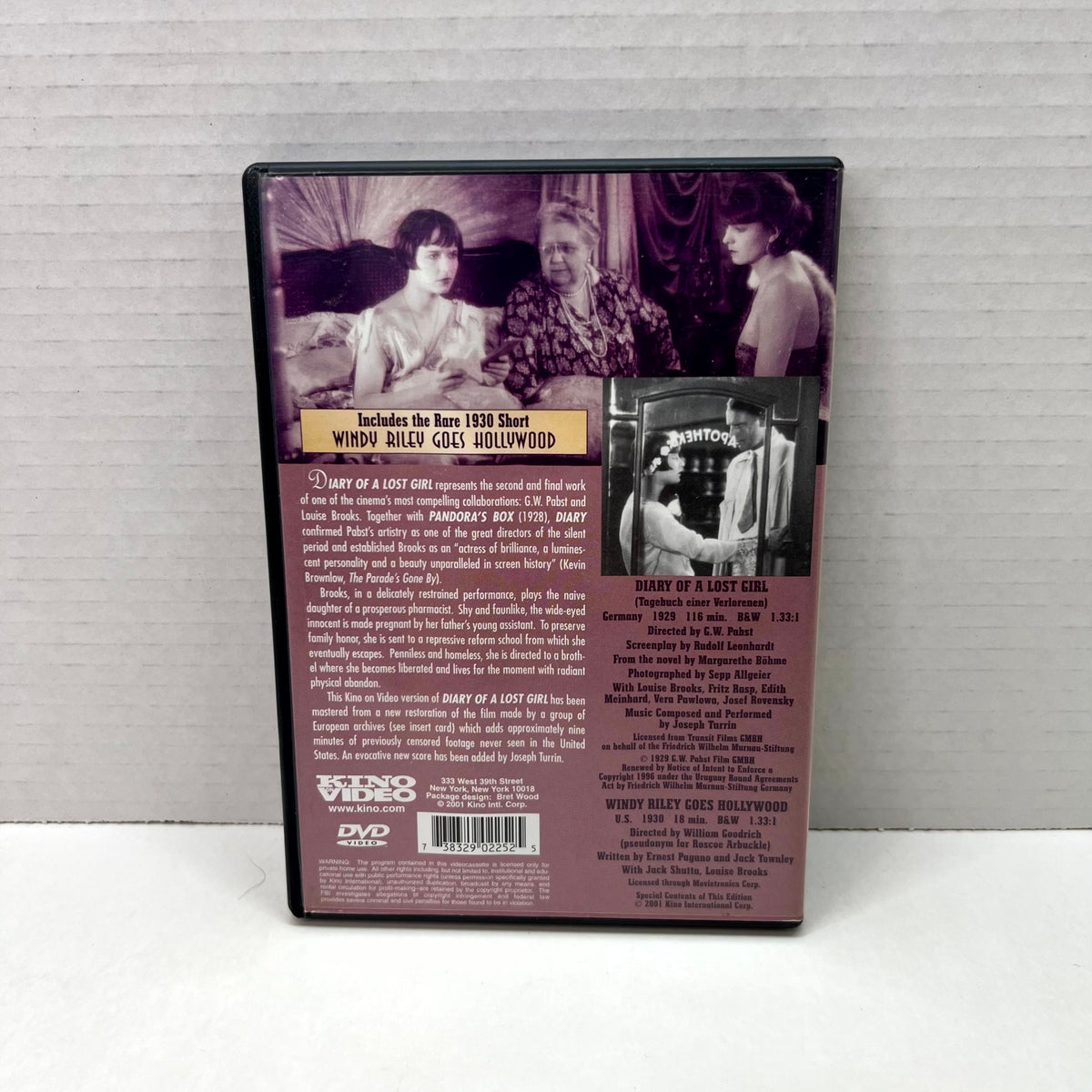 Back cover of Diary of a Lost Girl [DVD]