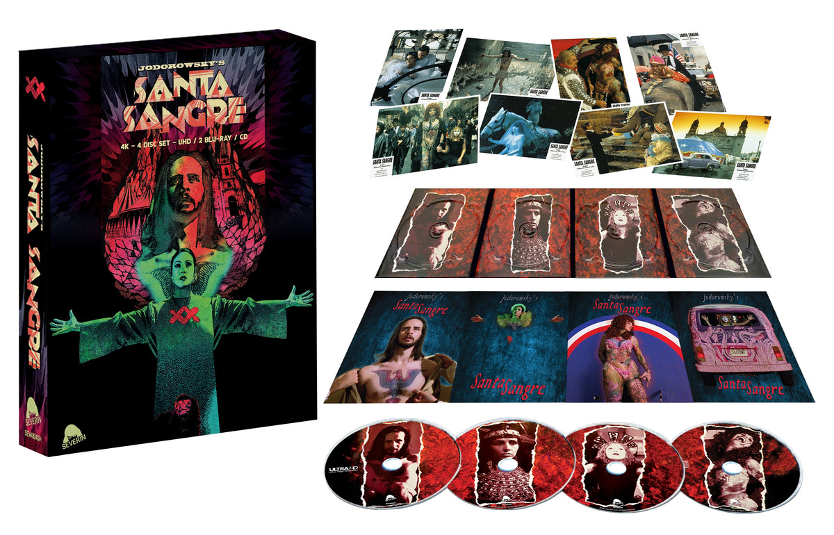 Box contents of Santa Sangre [4K Ultra HD + Blu-ray]