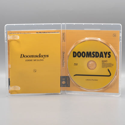 Open case showing disc art of Doomsdays [Blu-ray]