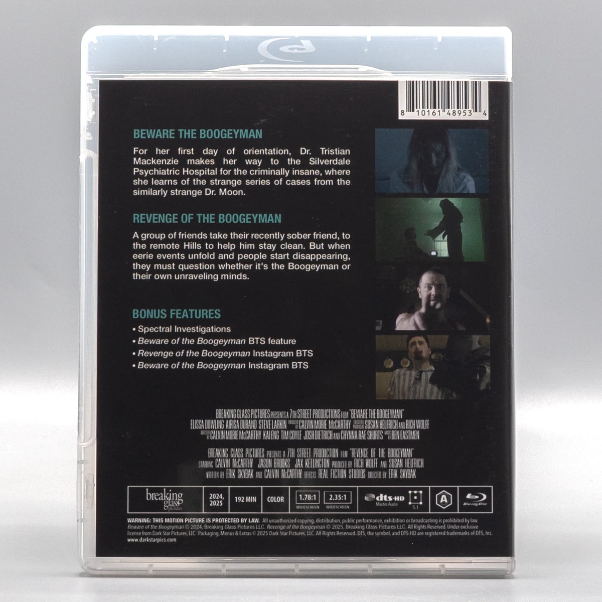 Back case of Beware the Boogeyman + Revenge of the Boogeyman [Blu-ray]