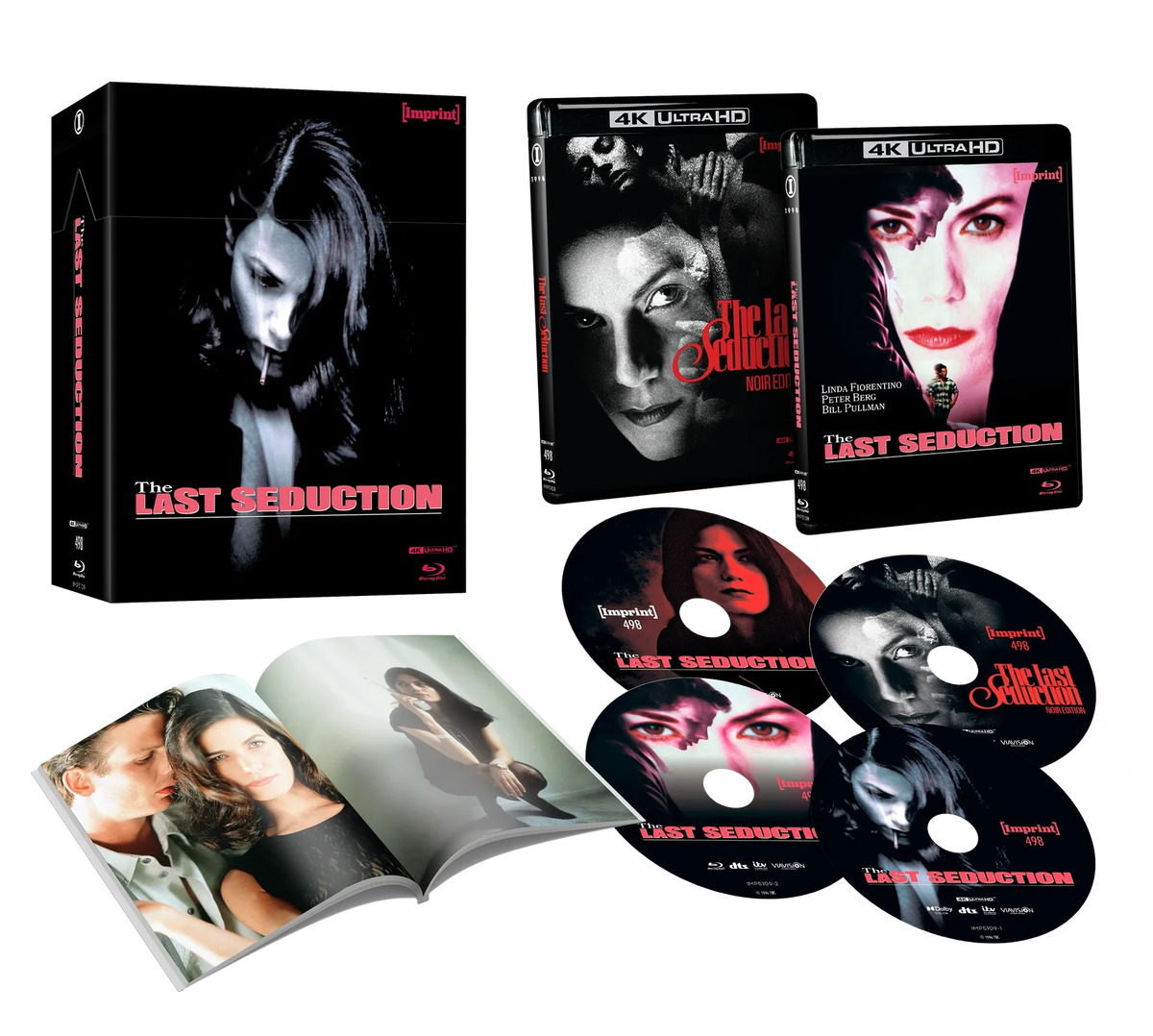 Box contents of The Last Seduction (1994) Limited Edition Hardbox [4K Ultra HD + Blu-ray] (Australian Import)