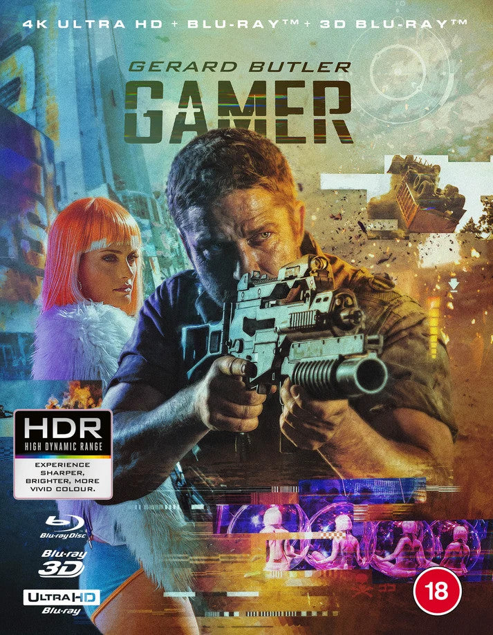 Front cover of Gamer Limited Edition (UK Import) [4K Ultra HD + Region B 3D Blu-ray + Region B Blu-ray]