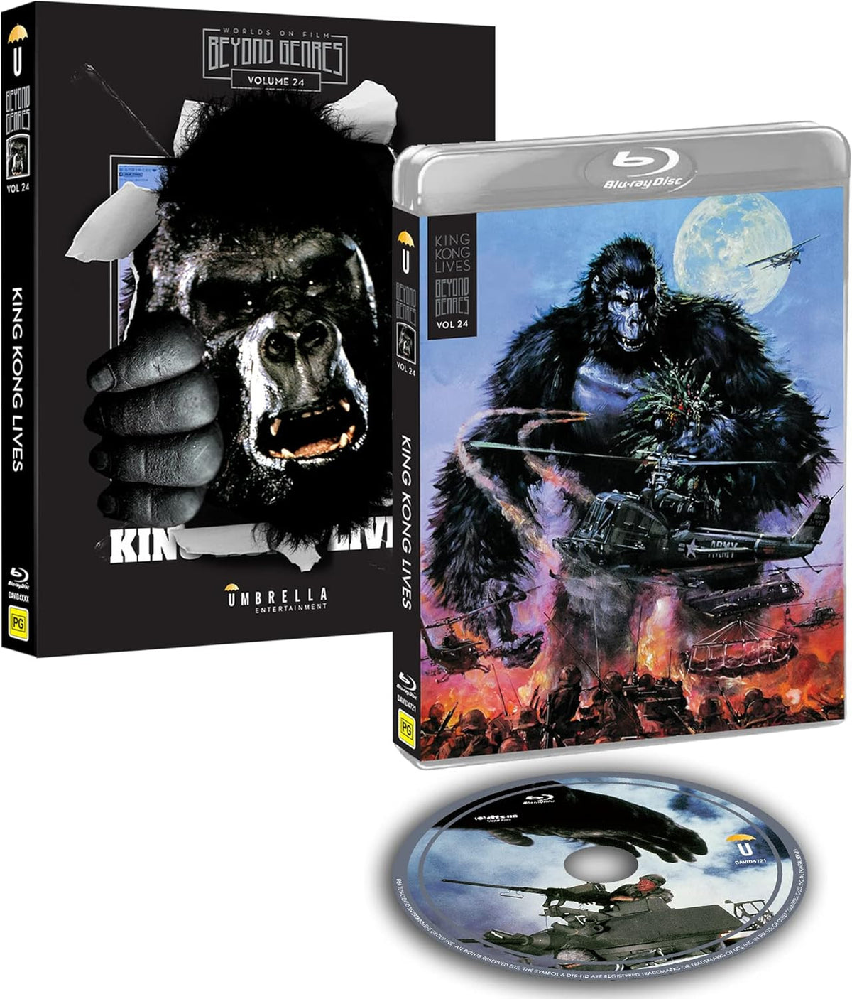 Box contents of King Kong Lives (1986) [Blu-ray]