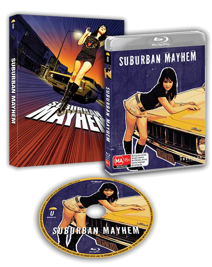 Box contents of Suburban Mayhem (2006) [Blu-ray]