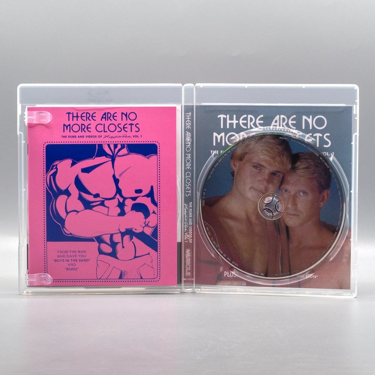 Open case showing disc art of There Are No More Closets: Films & Videos of W. Poole Vol. 1 [Blu-ray]
