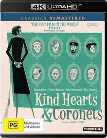 Front cover of Kind Hearts and Coronets [4K Ultra HD]