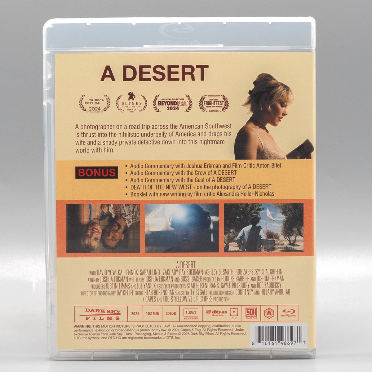 Back case of A Desert [Blu-ray]