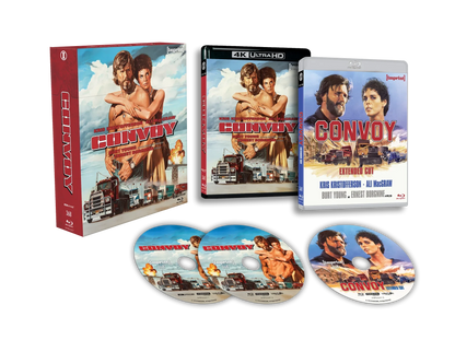 Box contents of Convoy (1978) Limited Edition Hardbox [4K Ultra HD + Blu-ray] (Australian Import)