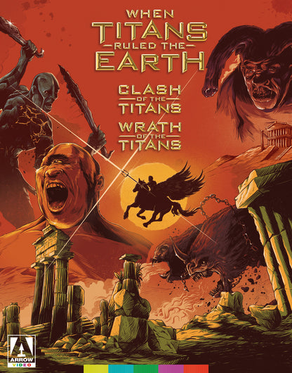 Front cover of When Titans Ruled The Earth: Clash Of The Titans/Wrath Of The Titans [Blu-ray]
