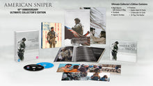 Box contents of American Sniper Collectors Edition Steelbook (UK Import) [4K Ultra HD + Region B Blu-ray]