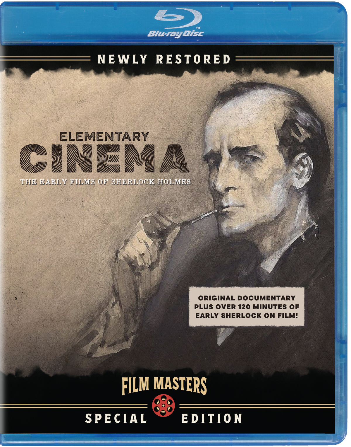 Front cover of Elementary Cinema: The Early Films of Sherlock Holmes [Blu-ray]
