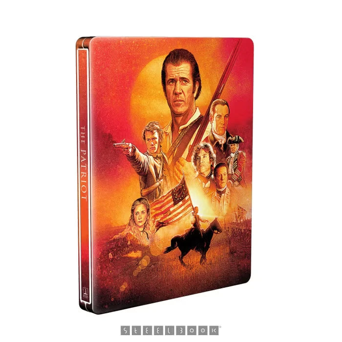 Full cover of The Patriot Limited Edition Steelbook (UK Import) [4K Ultra HD + Region B Blu-ray]