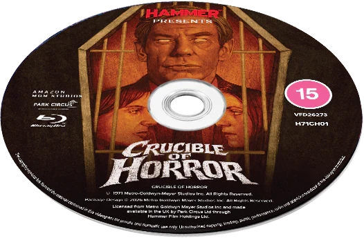 Disc art of Crucible of Horror (UK Import) [Region B Blu-ray]
