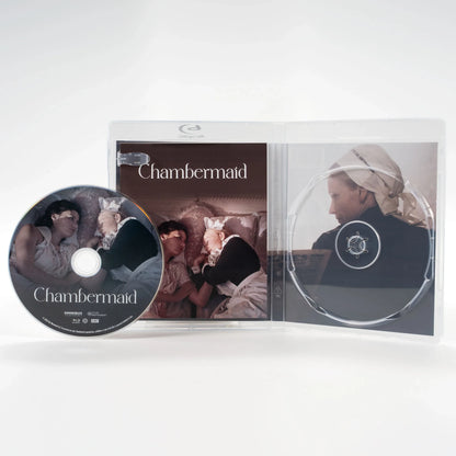Open case showing disc art of Chambermaid [Blu-ray]