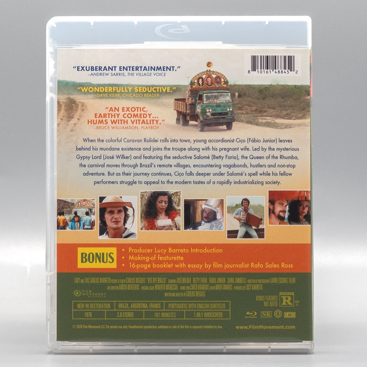 Back case of Bye Bye Brazil [Blu-ray]