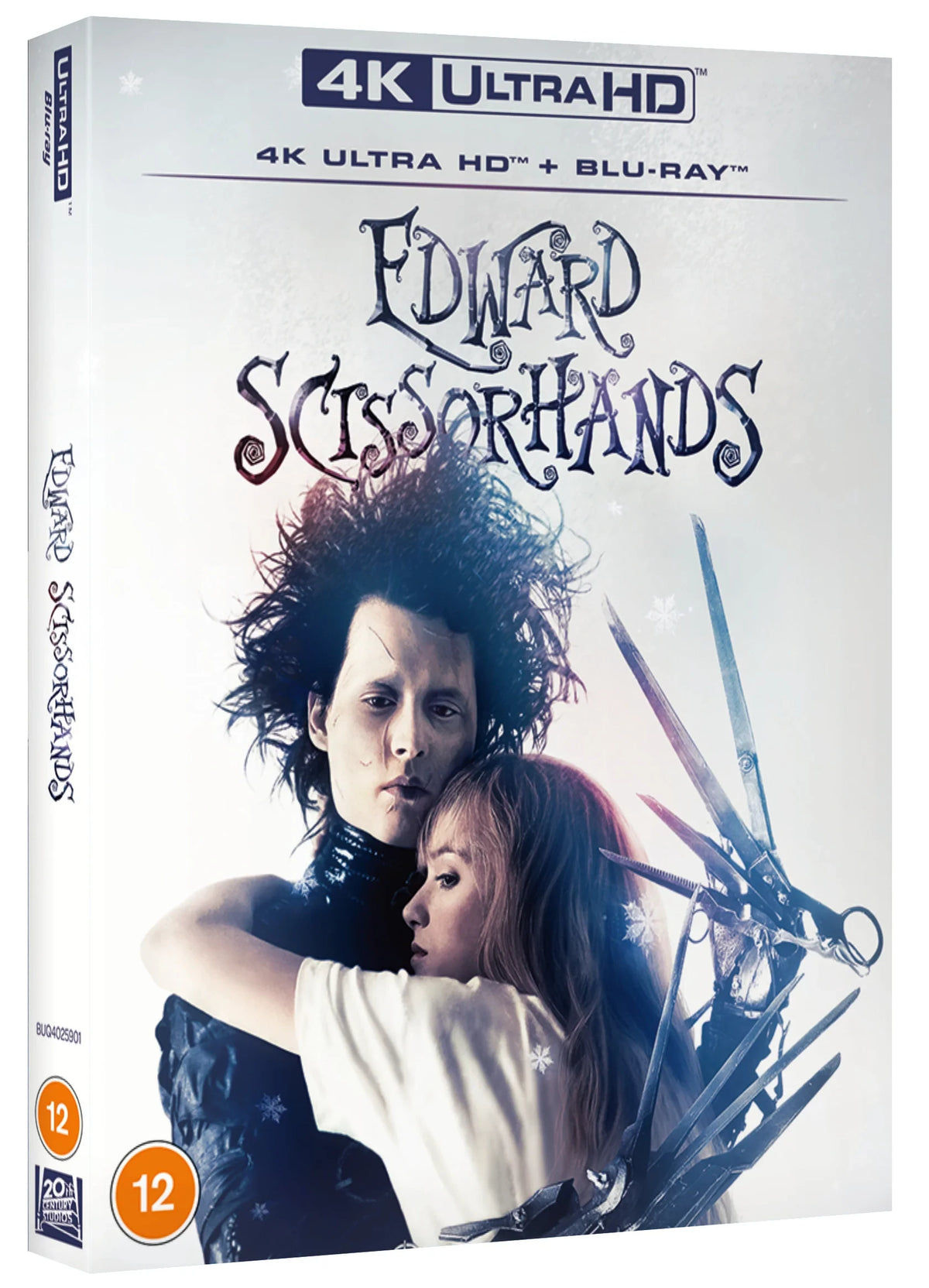 Front cover of Edward Scissorhands (UK Import) [4K Ultra HD + Blu-ray]