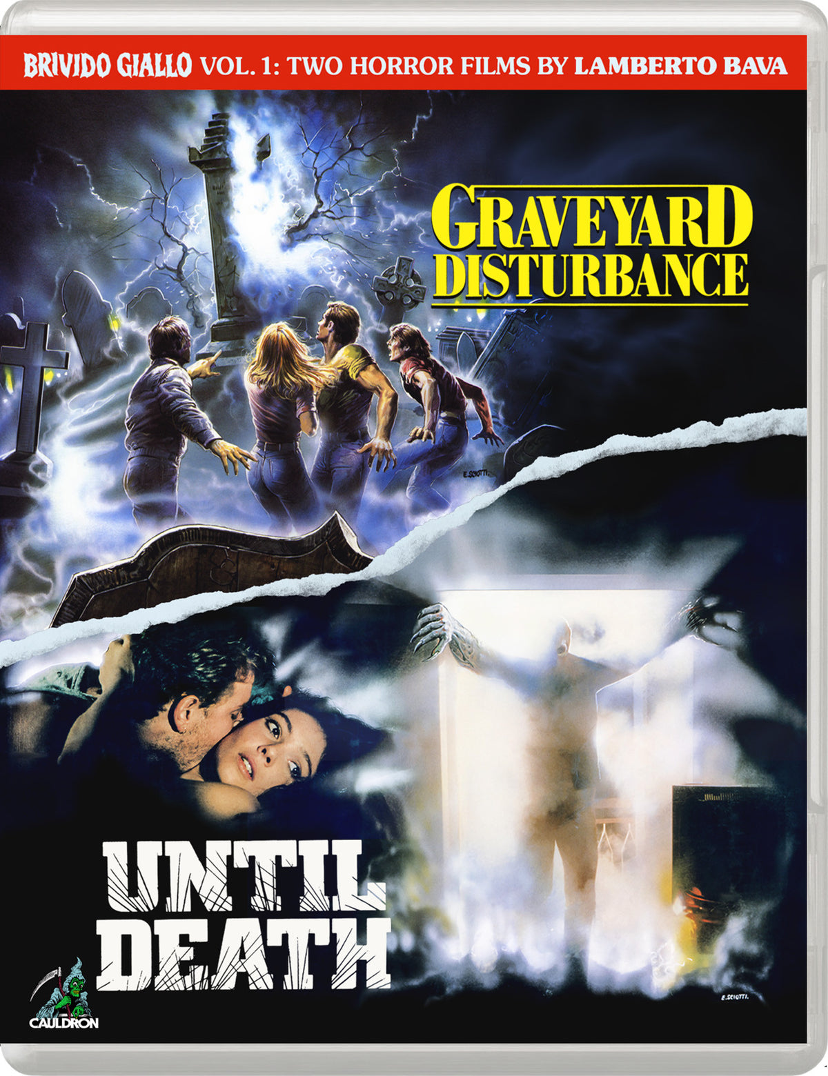 Front cover of Brivido Giallo Vol 1 Graveyard Disturbance/Until Death [Blu-ray]