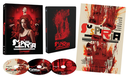 Box contents of Suspiria (2018) Steelbook Lenticular [4K Ultra HD + Blu-ray] (Australian Import)