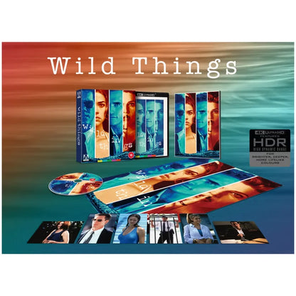 Box contents of Wild Things [Limited Edition] (UK Import) [4K Ultra HD]