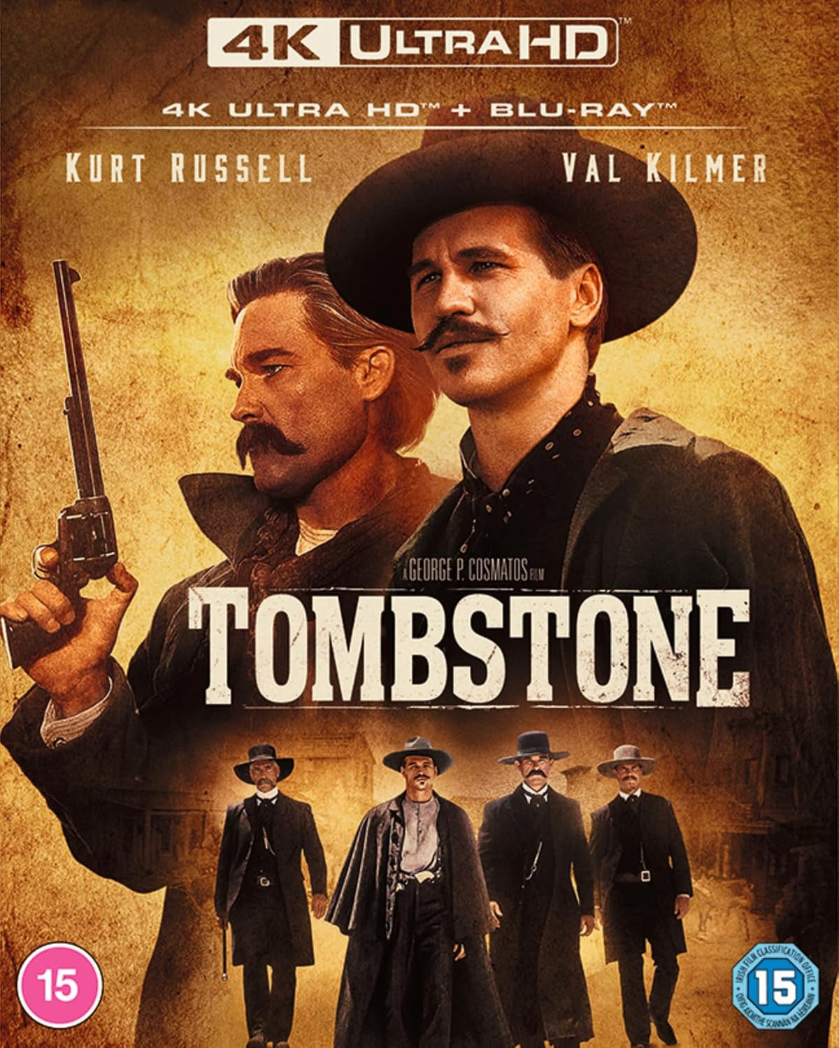 Front cover of Tombstone (UK Import) [4K Ultra HD + Blu-ray]