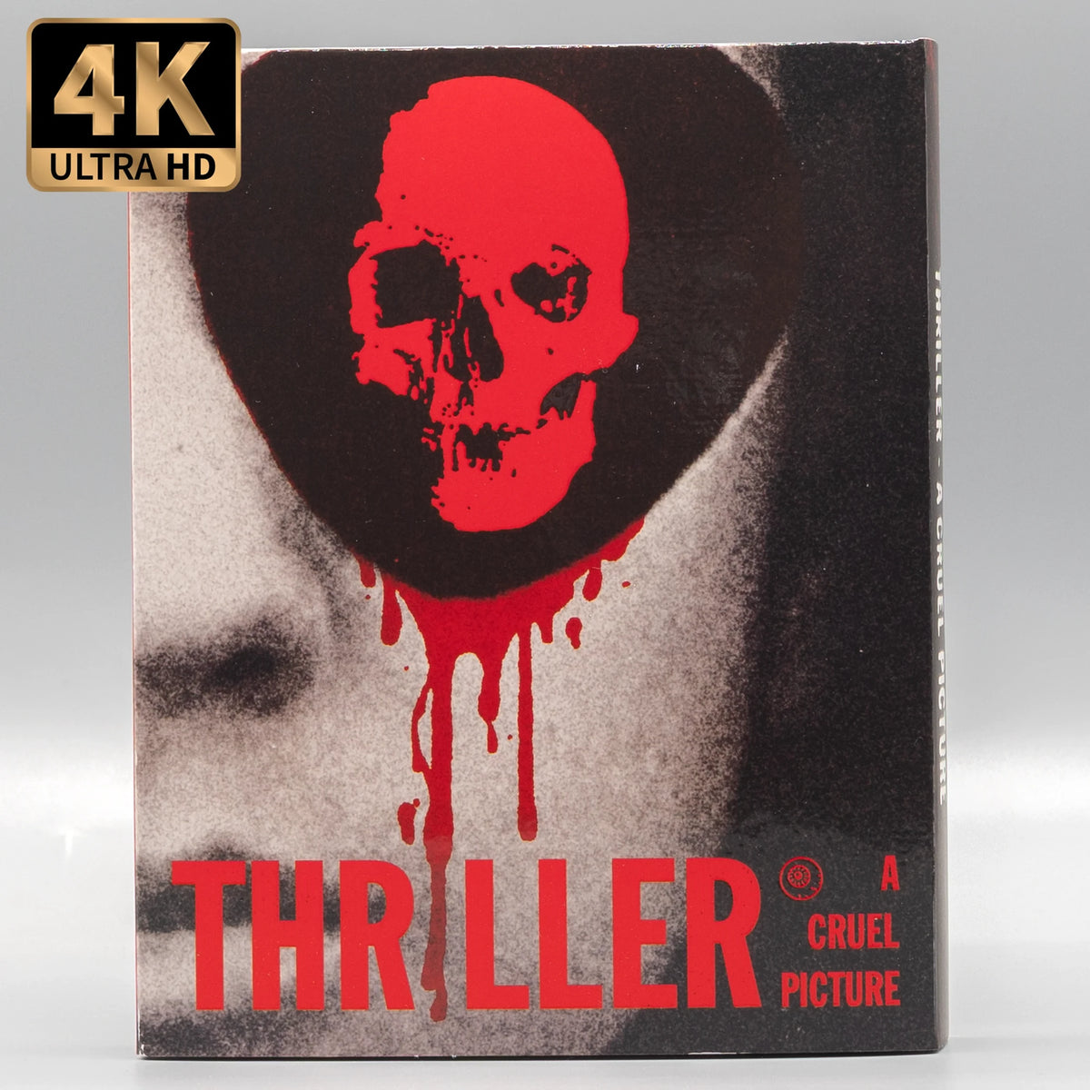 Front slipcover of Thriller - A Cruel Picture [4K Ultra HD + Blu-ray]
