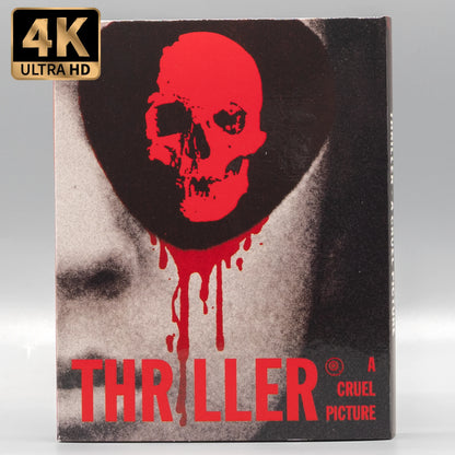 Front slipcover of Thriller - A Cruel Picture [4K Ultra HD + Blu-ray]