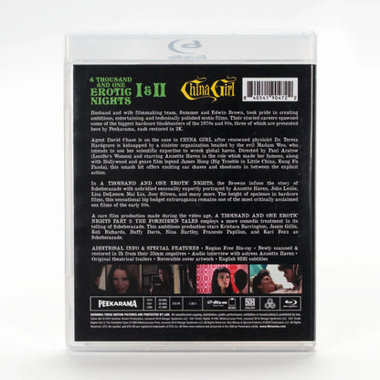 Back case of A Thousand and One Erotic Nights 1 & 2 + China Girl [Blu-ray]