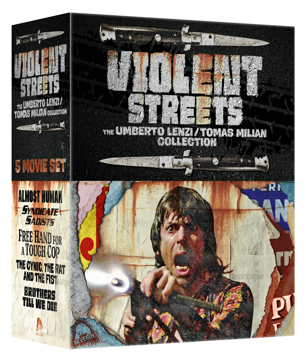 Box art of Violent Streets: The Umberto Lenzi/Tomas Milian Collection [Blu-ray]
