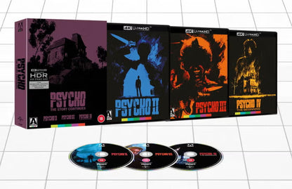 Box contents of Psycho: Story Continues Collection (UK Import) [4K Ultra HD]