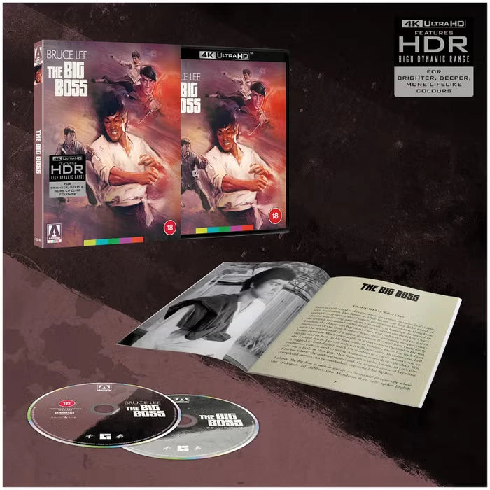 Box contents of The Big Boss [Limited Edition] (UK Import) [4K Ultra HD + Blu-ray]