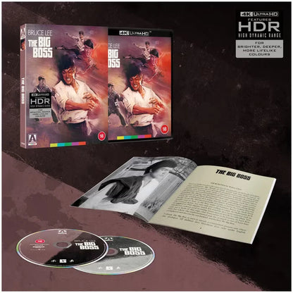 Box contents of The Big Boss [Limited Edition] (UK Import) [4K Ultra HD + Blu-ray]