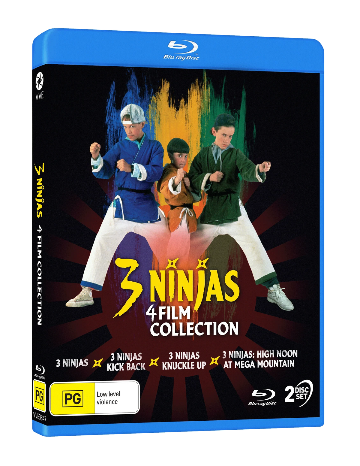 Front cover of 3 Ninjas: 4 Film Collection [Blu-ray]