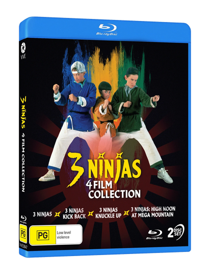 Front cover of 3 Ninjas: 4 Film Collection [Blu-ray]
